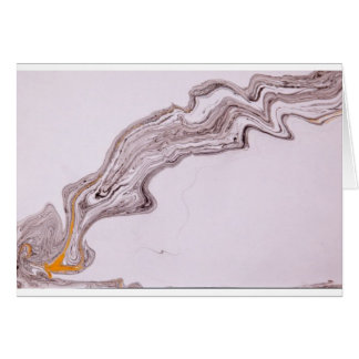 Schwarze und orange Karte