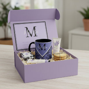 Schwarze und peri Paisley-Tasse Tasse