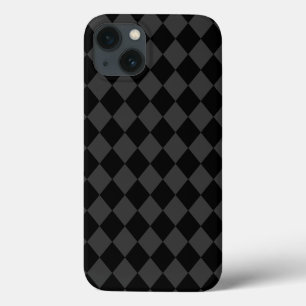 Schwarze und rauchige schwarze Diamanten – Elegant Case-Mate iPhone Hülle