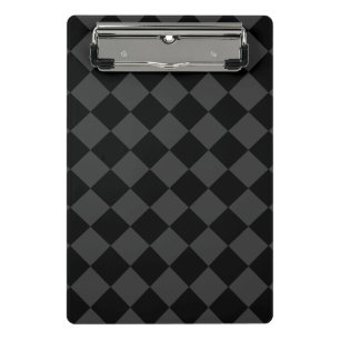 Schwarze und rauchige schwarze Diamanten – Elegant Mini Klemmbrett