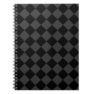 Schwarze und rauchige schwarze Diamanten – Elegant Notizblock