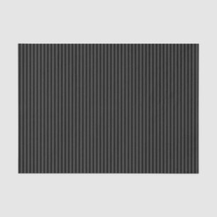 Schwarze und rauchige schwarze schmale vertikale S Seidenpapier