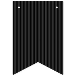 Schwarze und rauchige schwarze schmale vertikale S Wimpelkette