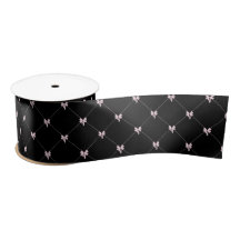 Schwarze und rosa Schleifen-Geschenkverpackung 