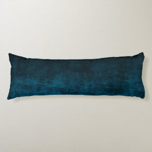 Schwarze und Teal-Grunge-Ombre-Textur Seitenschläferkissen
