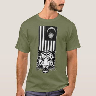 SCHWARZE UND WEISSE FREIHEITSPATRIOT TIGER T-Shirt