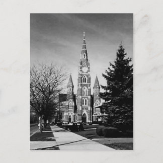 Schwarze und Weiße Kirche Postkarte