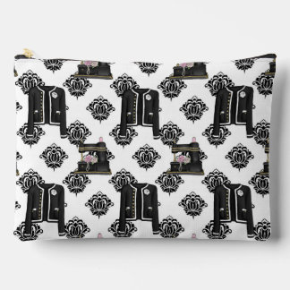 Schwarze und weiße Mode-Atelier-Make-up-Tasche chi Zubehörtasche