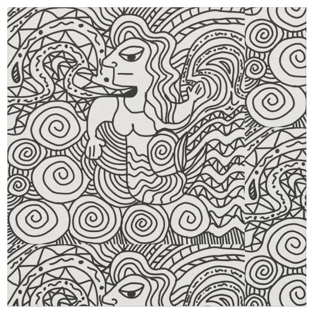 SCHWARZE UND WEISSE MUSTER STOFF (Nahaufnahme)