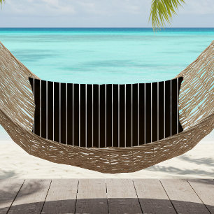 Schwarze und weiße Sommerstreifen im Freien Kissen Für Draußen