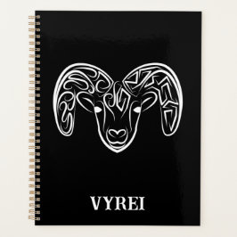 Schwarze und weiße Stammziege / Schafe Planer