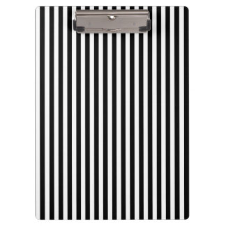 Schwarze und weiße Streifen; Streifen Klemmbrett