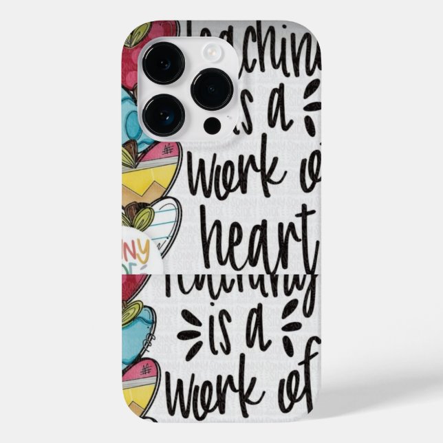 SCHWARZE UND WEISSE UND MULTYFARBHERZDISIGN AUF IP Case-Mate iPhone HÜLLE (Rückseite)