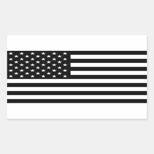 Schwarze US-Flagge Aufkleber des Widerstands