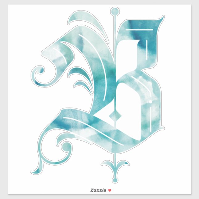 SCHWARZE VALENTINE -B- AUFKLEBER (Blatt)