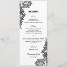 Schwarze Vintage-Spitze elegante Hochzeit