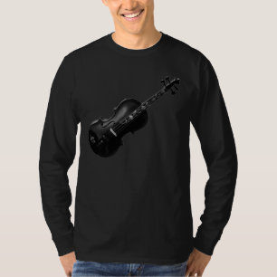 SCHWARZE VIOLINE AUF SCHWARZEM - T - SHIRT