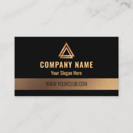 Schwarze Visitenkarte