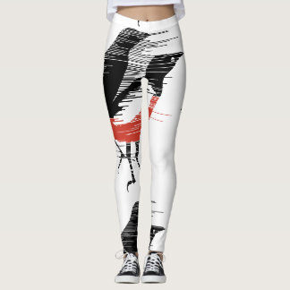 Schwarze Vögel - Breezy Vögel Leggings