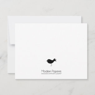 Schwarze Vögel und Lace Einladung