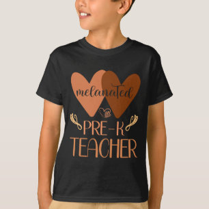 Schwarze Vorschullehrerin Preschool Schwarze Gesch T-Shirt