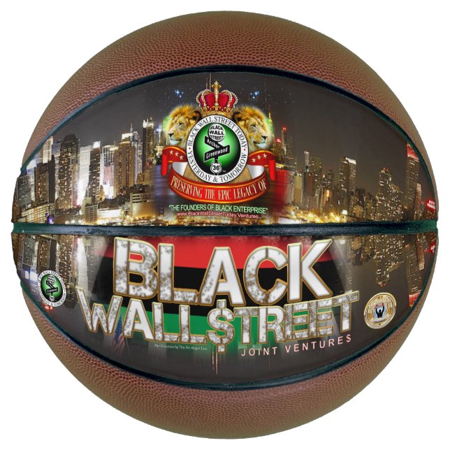 SCHWARZE WALL $TREET BASKETBALL (Vorderseite)