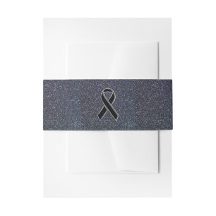 Schwarze Wandverkleidung Einladungsbanderole