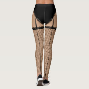 Schwarze Wäsche (Franzosen geschnitten) Leggings