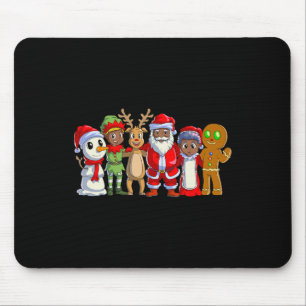 Schwarze Weihnachten nach Afrika Mousepad