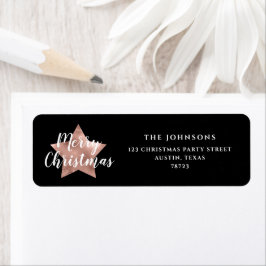 Schwarze Weihnachtsfeier Rücksendeadresse