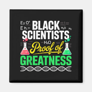 Schwarze Wissenschaftler Beweis der Größe Schwarze Magnet