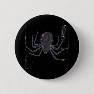 Schwarze Witwe Button