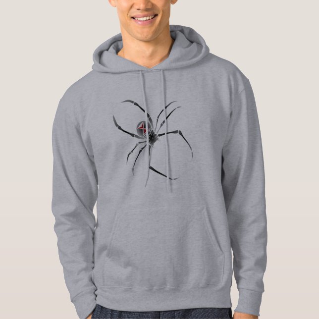 Schwarze Witwe Hoodie (Vorderseite)