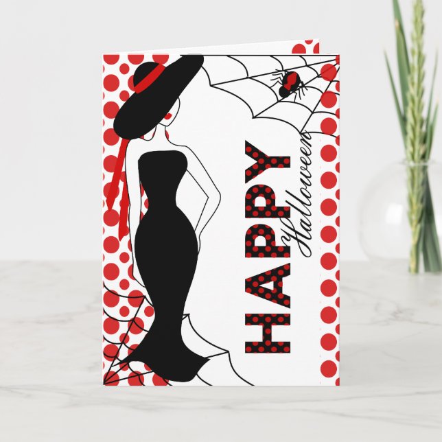 Schwarze Witwe Karte (Vorderseite)