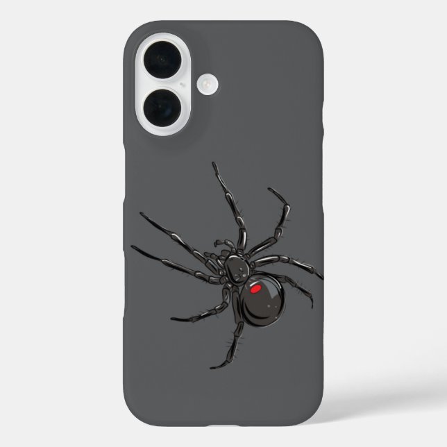 Schwarze Witwe Spider Originelle Zeichnend Kunst Case-Mate iPhone Hülle (Rückseite)