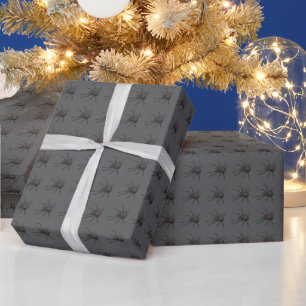 Schwarze Witwe Spider Originelle Zeichnend Kunst Geschenkpapier