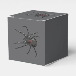 Schwarze Witwe Spider Originelle Zeichnend Kunst Geschenkschachtel
