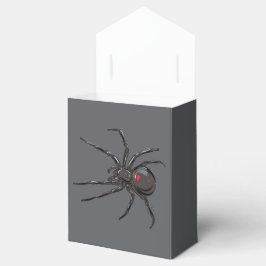 Schwarze Witwe Spider Originelle Zeichnend Kunst Geschenkschachtel
