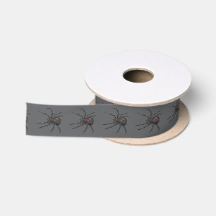 Schwarze Witwe Spider Originelle Zeichnend Kunst Satinband