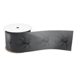 Schwarze Witwe Spider Originelle Zeichnend Kunst Satinband