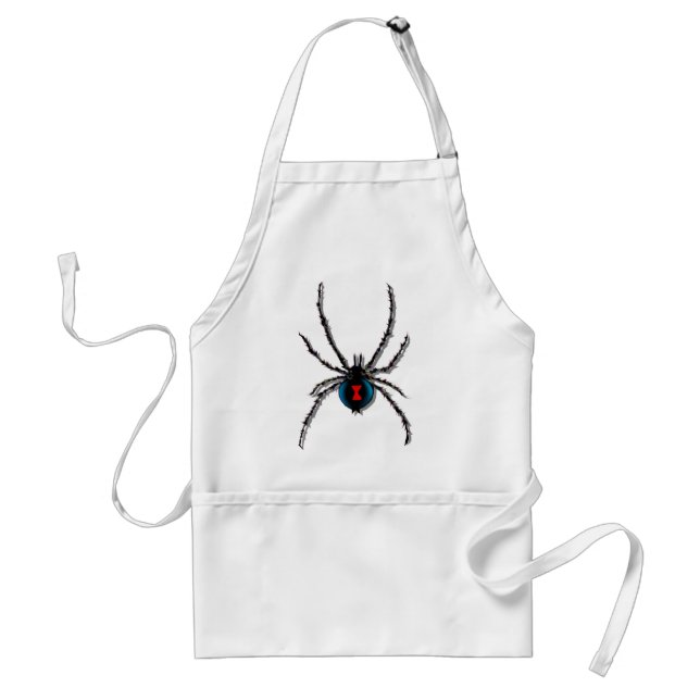 Schwarze Witwe SpiderApron Schürze (Vorne)