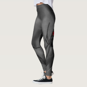 Schwarze Witwe-Spinne Leggings