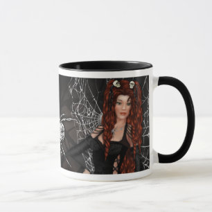 Schwarze Witwen-Tasse Tasse
