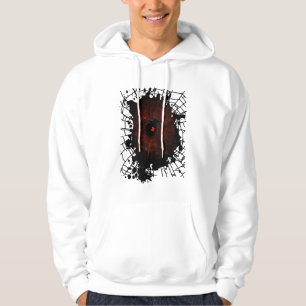 Schwarze Witwenspinnennetz-Gothik-Dunkle-Kantige-G Hoodie