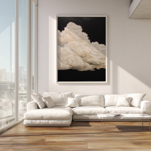 Schwarze Wolken Himmel Wandbilddruck Moderne Abstr Poster
