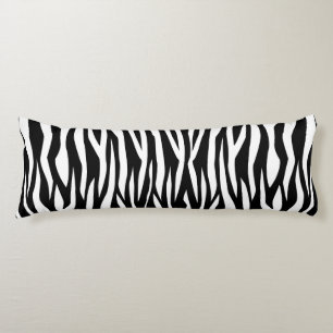 Schwarze Zebra Seitenschläferkissen