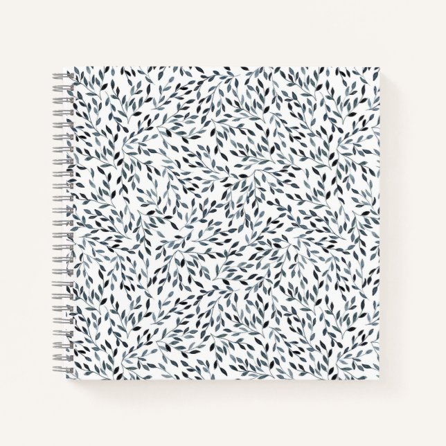 Schwarze Zweige Notizbuch (Vorderseite)