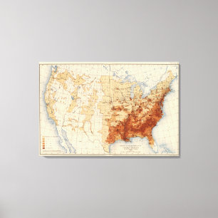 Schwarzebestand der Dichte-55 Leinwanddruck