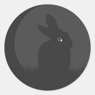 SCHWÄRZEN SIE HERAUS RUNDER AUFKLEBER