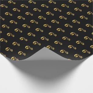 Schwärzen Sie, Imitat-Gold6. (6.) Geschenkpapier